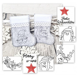 Stickserie ITH - Nikolausstiefelchen